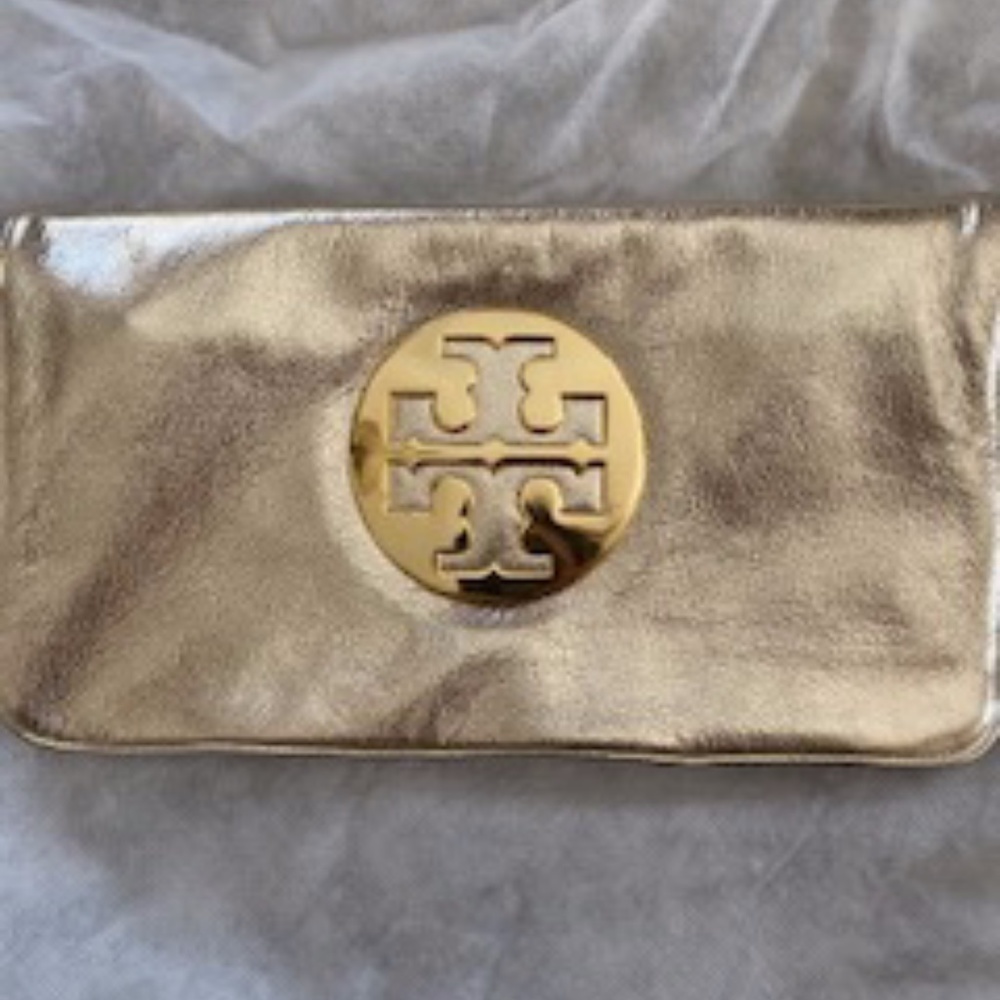Tory Burch Gold Clutch